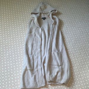 Tahari Brown Long Sweater Vest